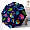 1pc Birds Nature Automatic Open/Close Umbrella - Compact Travel Umbrella with 8-Rib Durable Frame, Lightweight & Portable Design Z10