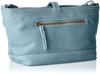 Chiemi Sax Shoulder Bag with Belt Motif, 1810-6A35, Sky Blue