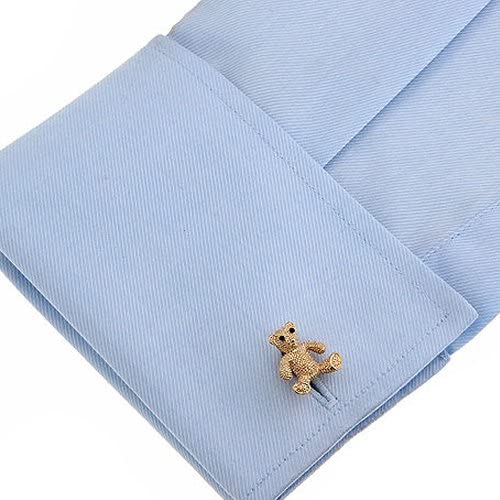 Teddy bear gold cufflinks cufflinks cufflinks n01324