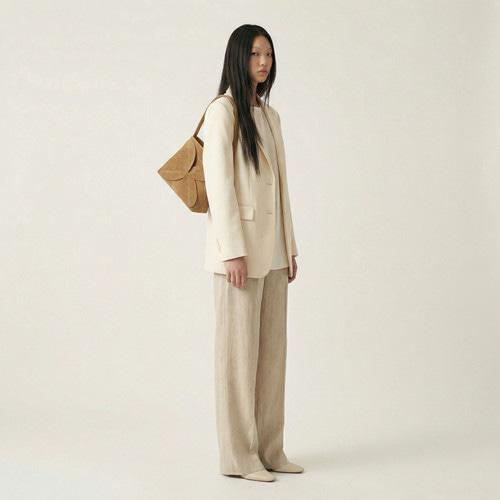 Suin 4-Leaf Tote Bag - Camel