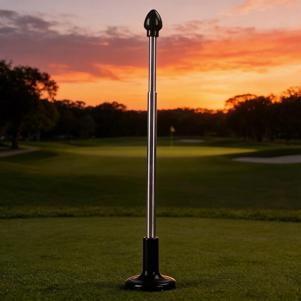 Magnetic Golf Club Alignment Stick 16-26.5cm Golf Alignment Aid Stainless Steel for Improve Golfs Clubface Aim