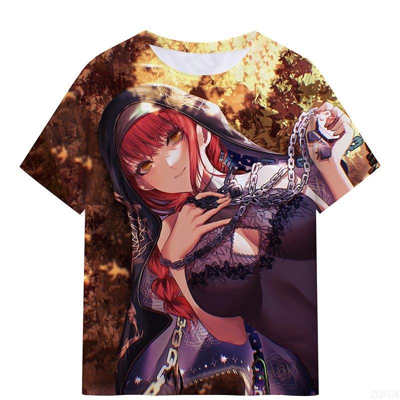 Sexy Anime Mädchen 3D-Druck T-Shirt Tops Herren Damen Mode Sport Übergröße Tops T-Shirts Sexy Mädchen Sommer T-Shirt Kinderbekleidung