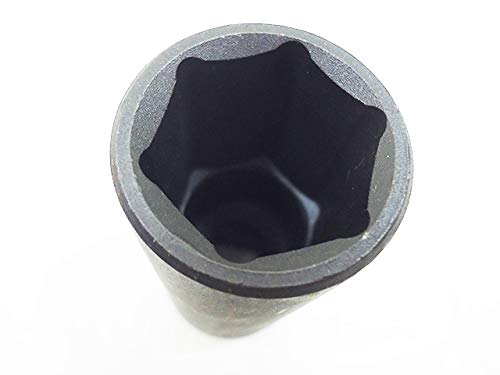 1/2" Impact Socket Set, Deep Sockets for Impact, 10mm, 12mm, 13mm, 14mm, 15mm, 17mm, 19mm, 21mm, 22mm, 24mm, with Case, Surface Contact