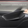 For Tesla Model Y Juniper 2025 Car Door Storage Pocket Nappa Leather Storage Box Door Handle Armrest Tray Organizer Accessories