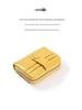 2024 Women's Crocodile Pattern Card Holder: Compact Accordion Wallet with Multi-Card Slots and Zipper