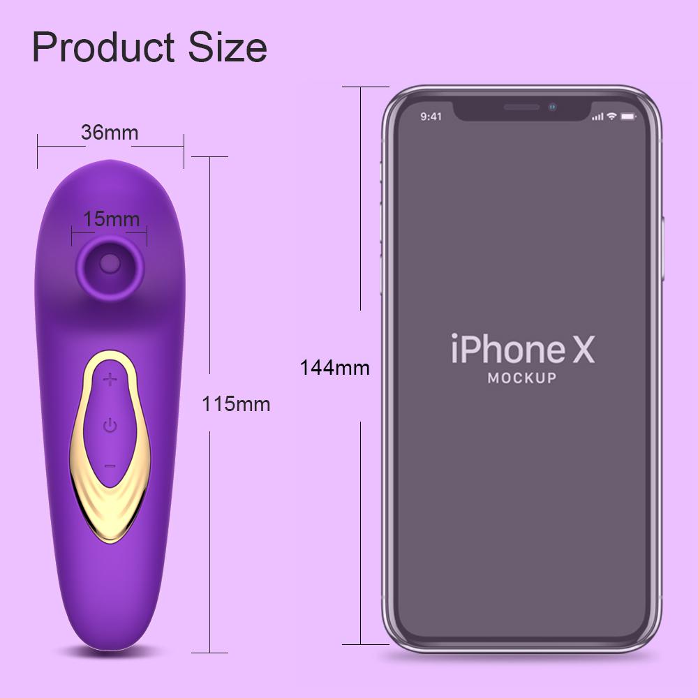 Clitorisstimulator G-spot vibrator Clitoris Sucker Orale seks Tonglikken Tepelzuigers Seksspeeltjes