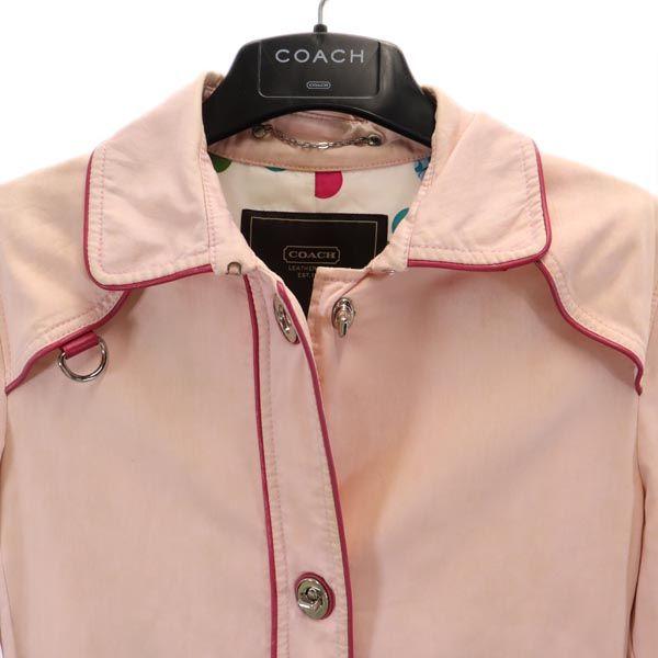 Coach Coat 4 Pink Special Hanger and Costume Cover Included Women Used