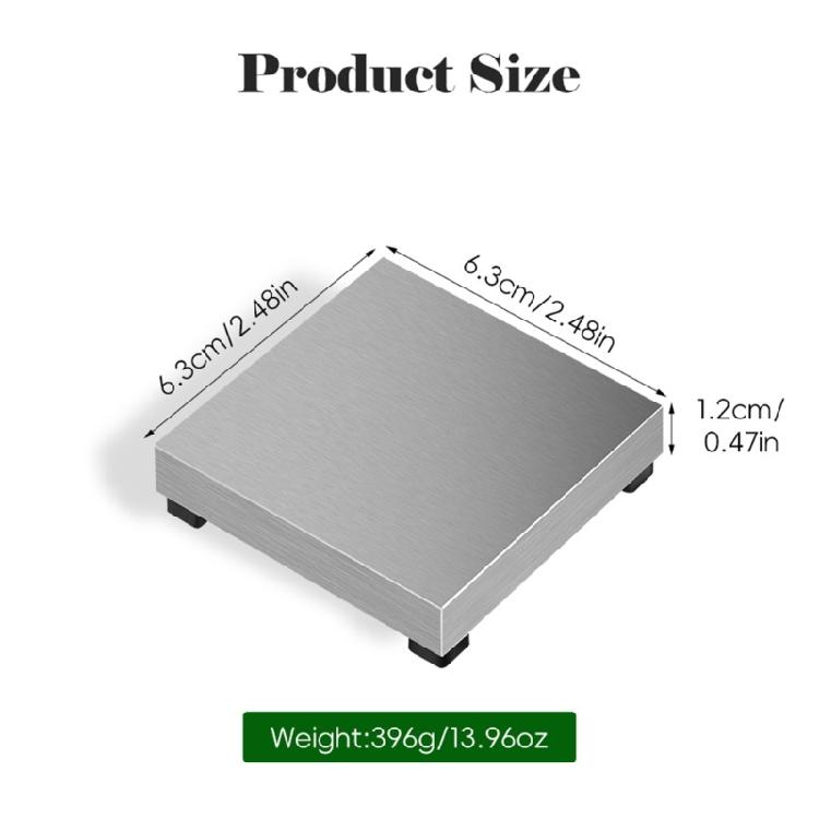 Steel Benches Block with Rubber Feet Square Stable Hammer Iron Anvils Metal Stamping Block Jewelry Making Supplies