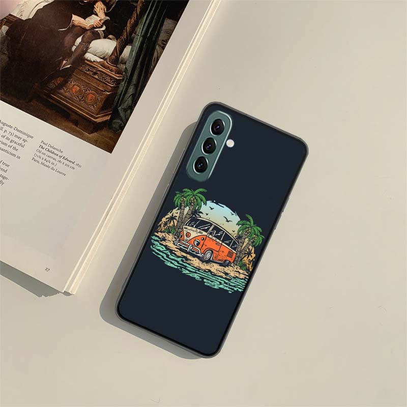 Summer Overseas Travel van Phone Case For Samsung A55 A35 A25 A15 A54 A34 A24 A14 A70 A71 A50 A51 A17 A05S Galaxy A40 A41A30 A31