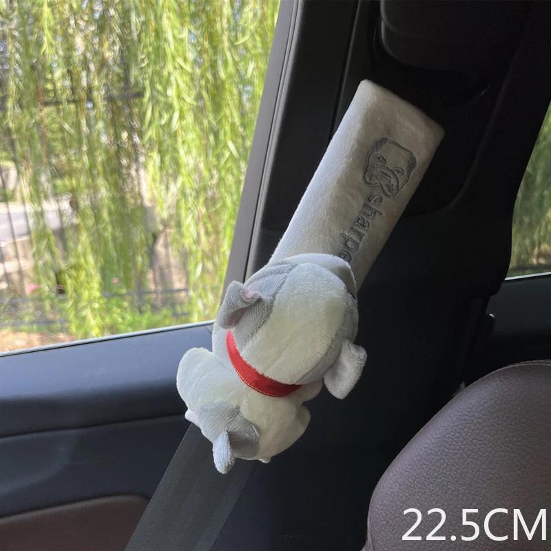 Adorable Personalized Cartoon Animal Car Seatbelt Cover Prevent Strangulation Automotive Interior Auto Shoulder Strap Protector Pad