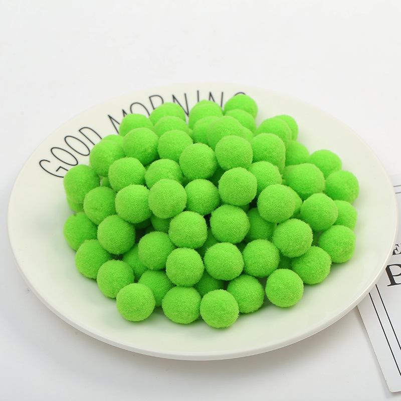 In Stock: High Elasticity Fluffy Polyester Hairball for DIY Handmade Clothing Accessories