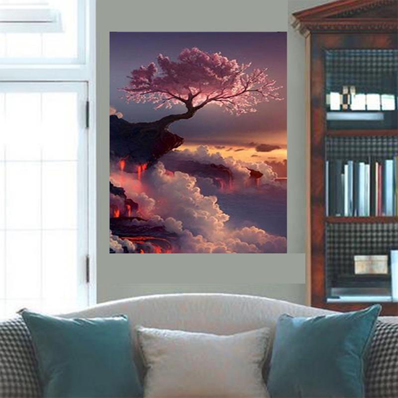 Buy Needlework 5D Diy Diamond Painting Cross Stitch Drill Full Stick ...