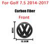 1Pcs VW 3D Car Cover Front Grille Badge Rear Trunk Emblem Decals Accessories For Volkswagen Golf 7 7.5 MK7 MK7.5 GTI R Rline GTD