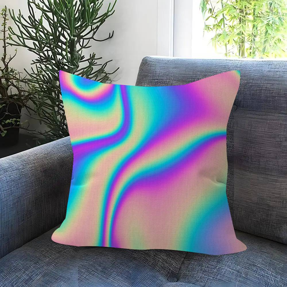 Gradient Halo Vintage   Cushion Cover Car Throw Pillow Case For Sofa Car Christmas Gift 40x40cm 45x45cm