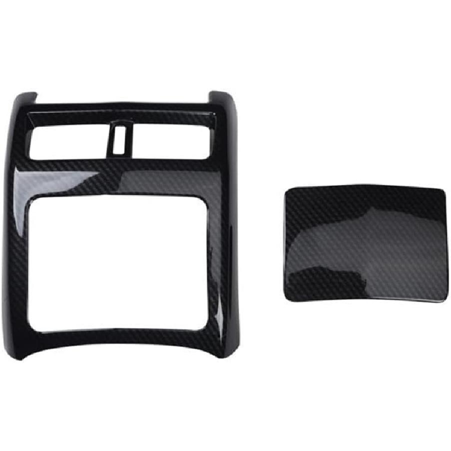 Carbon Fiber Look Interior Center Console Dashboard Panel Trim Cover for Cadillac ATS 2013-2019 ABS Plastic Dashboard Cover Decoration