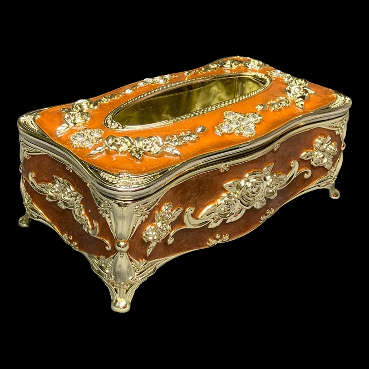 

Коробка для салфеток в европейском стиле, высококачественная коробка для извлечения салфеток в ресторане, украшение для дома, настольная коробка для извлечения бумаги, хранение