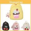 Kids Friendly Cartoon School Bag With Geometric Design And Reinforced Stitching For Kids