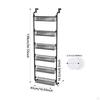 over The Door Pantry Organizer, Storage Rack, Hanging Basket,Holder for Laundry,Door Thickness 1cm