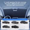 Titanium Silver Alloy Car Windshield Laser Sunshade -Four Layer Physical Material, UV Protection, Heat Insulation, Shading, Car Sunshade, Car Sunshade