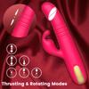 Thrusting Rabbit Vibrator Vagina G-Spot Nipple Clitoris Stimulator Vaginal Massager Female Masturbator Sex Toys for Women Couple