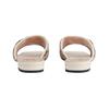 Double G Slide Sandal White Canvas Women's 619893 2HK80 9795