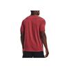 Under Armour Solid Logo Crew Neck Sports Short Sleeve T-Shirt Men Tops Radio-Red 1370441-890