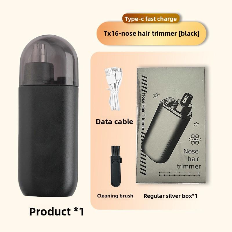 

Мужской триммер для носа и ушей с USB-зарядкой - Портативные электрические ножницы с литиевой батареей 150 мАч, быстрая зарядка, подходит для возраста 14 лет и старше