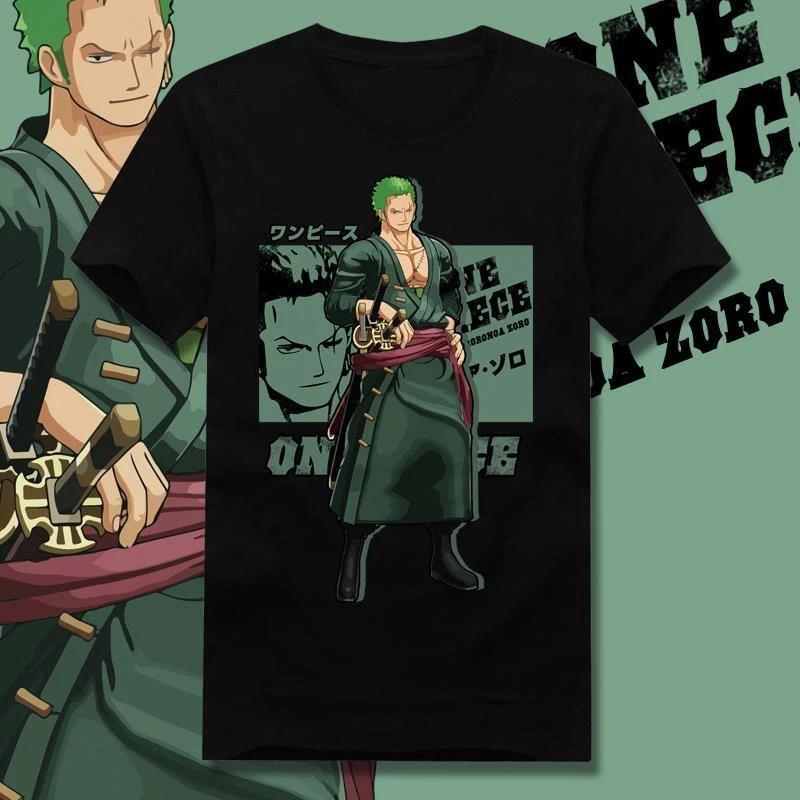 One Piece Zoro Cosplay Anime Manga T-Shirt Tee Undershirt Cotton XL