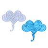 Wall Hanging Resin Moulds Heart Shape Silicone Moulds Stereo Epoxy Mould for DIY Craft Valentine's Home Decorations