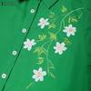 ZANZEA Women Casual Turn Down Collar Floral Print Short Sleeve Dress