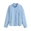 Mens Chambray Cropped Shirt