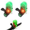 1/2PCS Fishing Bite Alarm with LED Light, Clip On Fish Rod Electronic Fish Bite Alarm Sound Bite Alert Bell with LED Lights