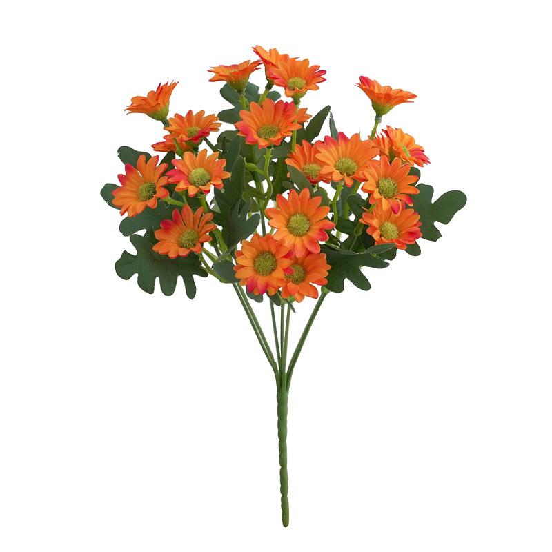 Artificial Flowers Plants 31cm Sun Flower Colorful Small Daisy Silk Home Garden Decoration Chrysanthemum Wedding DIY Party