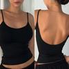 Dopamine Sweet Spice Girls, Thin Shoulder Suspenders, Small Vest, Round Neck Beauty Back Tube Top, Bottom Top Can Be Worn Outside