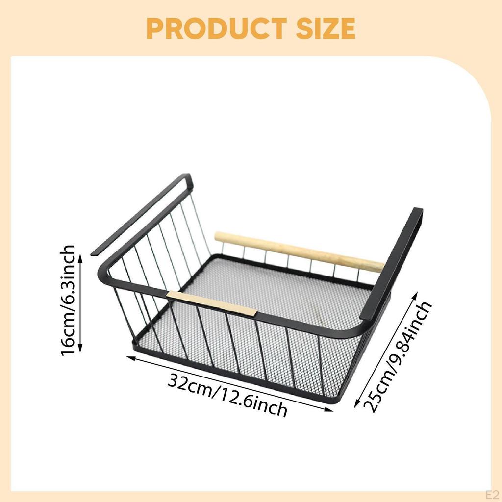 Unterschrankregal-Korb, Aufbewahrungsregal Leichte Organisation Hängender Organizer für