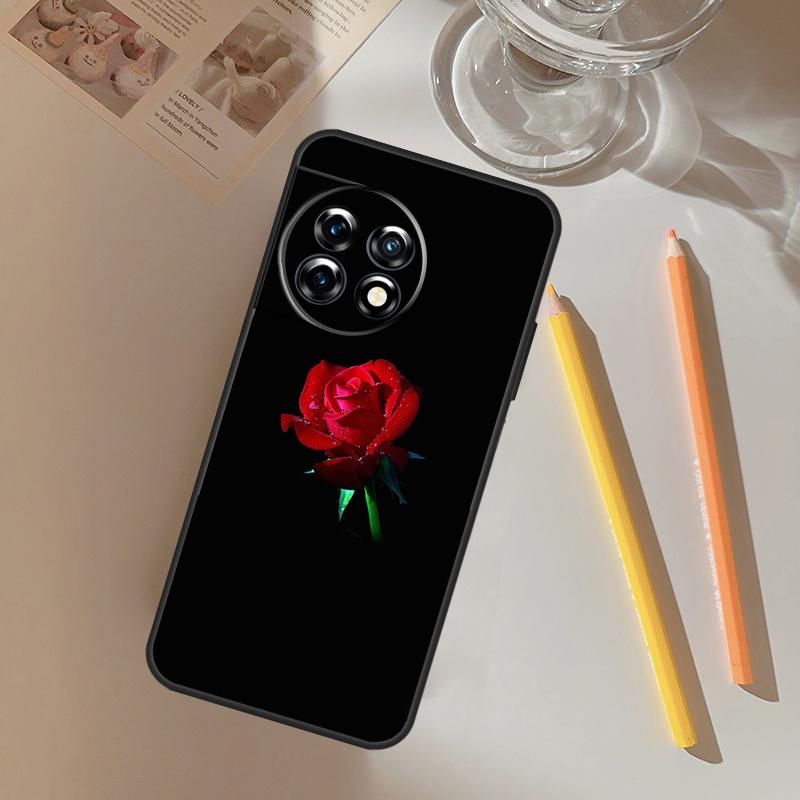 Bright Red Roses Flowers Funda For OnePlus 13R 13 12 R 11 9 10 Pro 8T 9RT 10T OnePlus Nord CE 2 3 4 Lite N20 N30 Case