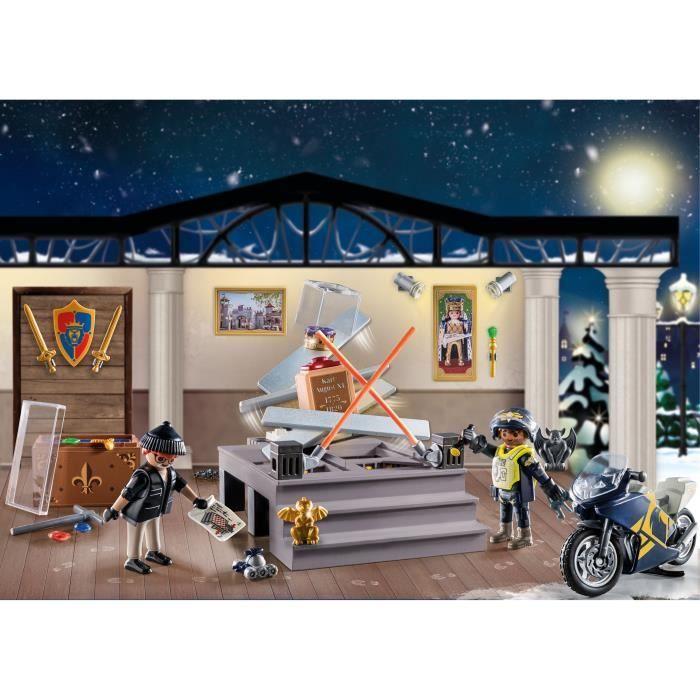 Calendrier de l'avent playmobil - police - la magie de noël - 24 cases à ouvrir