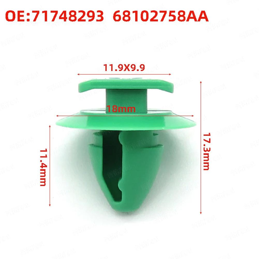 10x Clip Clip Passaruota Per Fiat 500X Ruota Anteriore