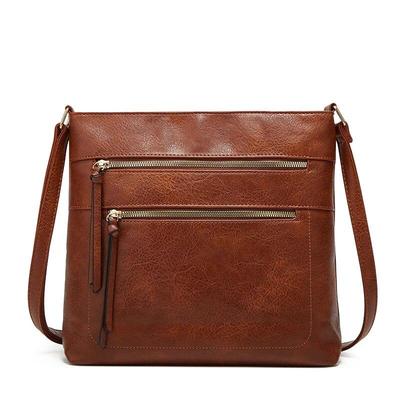 Neue Damen-Geldbörsen und Handtaschen, Seitentasche für Damen, Retro-Umhängetasche, weiches Leder, Umhängetasche, Handytasche mit mehreren Taschen