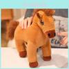 Animal Plush Pony Doll With Short Pile Fabric For Gift And Decoration