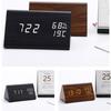 Modern LED Clock Digital Alarm Clock Featurings 12/24Hour Format Home Decors Simple Operations Timepiece for Room