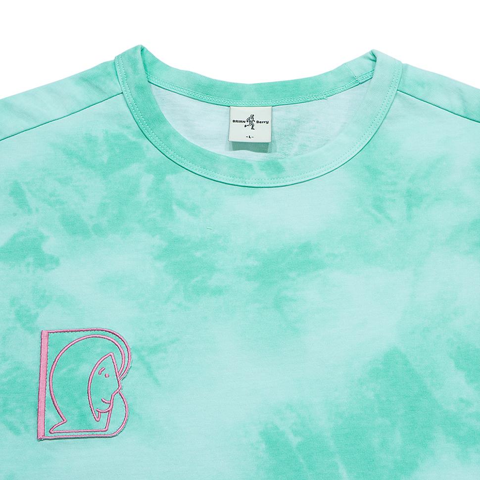 Brian Berry Poppy Dyeing Tee_Light Green