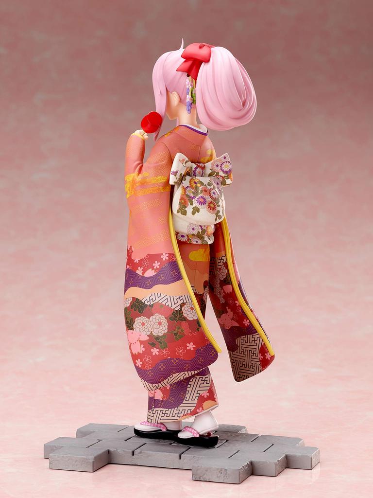 Yuru SAISON 2 Kagamihara Nadeshiko Furisode Maßstab PVC Bemalte Komplettfigur Camp 1/7 AMU-FNX230
