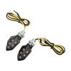 Motorcycle Mini Turn Signal Lights Lamp Supermoto Motorbike Universal LED Indicators Lights Amber Blinker Enduro Accessories