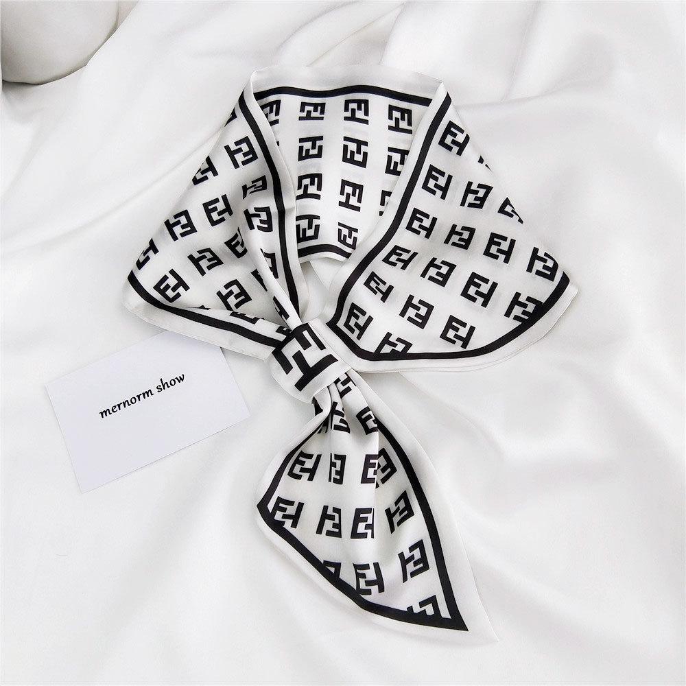 Nové šatky Hodvábne šatky Dámska jarná a jesenná sezóna Dlhé dekoratívne profesionálne šatky Letné tenké štýly spárované s košeľami Štýlové