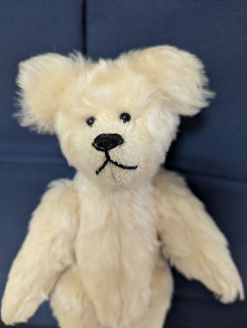 

[USED] Handmade cream-colored teddy bear, 25cm