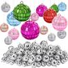 Reflective Disco Mirror Ball - Hanging Glass Sphere for Parties, Clubs, and Christmas Decor