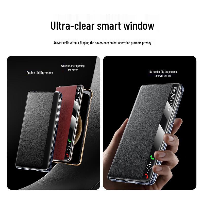 Huawei Mate X7 Folding Phone Case - Leather Full Cover