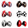 For Mini Cooper One S JCW F54 F55 F56 F57 F60 Before July  The Black Flag Car Outside Rear View Mirror Covers Stickers