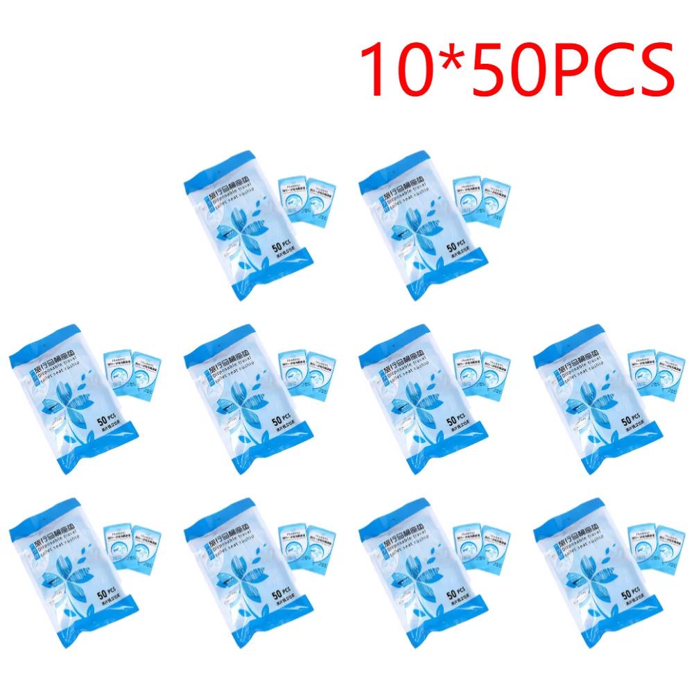 50-500pcs Travel Disposable Toilet Seat Covers Portable Camping Hotel Bathroom Toilet Seat Protector Waterproof Toilet Mat